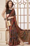 Ratnajyoti By Vallabhi Moss Georgette Wholesale Saree Suppliers In Mumbai